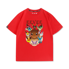 Load image into Gallery viewer, Pokemon Eevee Family Summer T-shirt
