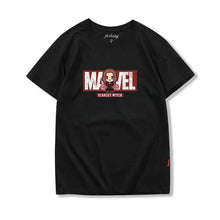 Load image into Gallery viewer, Avengers Black Graphic T-shirt with Marvel Logo
