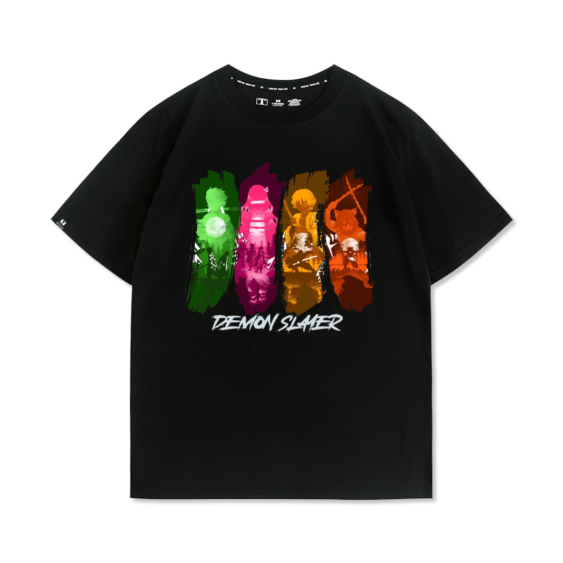 Demon Slayer Main Four Character Summer T-shirt