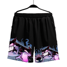 Load image into Gallery viewer, Pokemon Gengar Summer Shorts
