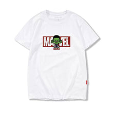 Load image into Gallery viewer, Avengers White Graphic T-shirt with Marvel Logo
