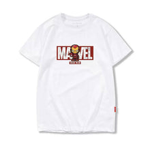 Load image into Gallery viewer, Avengers White Graphic T-shirt with Marvel Logo
