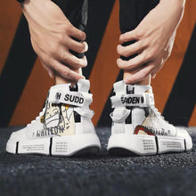 Load image into Gallery viewer, One Piece &amp; Naruto Male High-Top Canvas Sneakers
