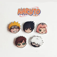 Load image into Gallery viewer, Naruto Shippuden Anime Silver Stud Earrings
