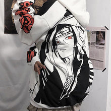 Load image into Gallery viewer, Naruto Uchiha Clan Sharingan Graffiti Hoodie
