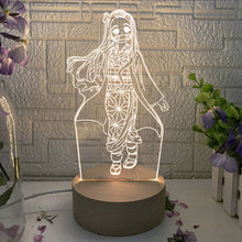 Load image into Gallery viewer, Demon Slayer 3D illusion Action Figure LED Lamp
