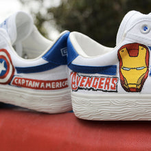 Load image into Gallery viewer, Avengers Warrior Shoes - Iron Man &amp; Captain America
