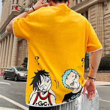 Load image into Gallery viewer, Monkey D. Luffy &amp; Roronoa Zoro Question Mark T-shirt
